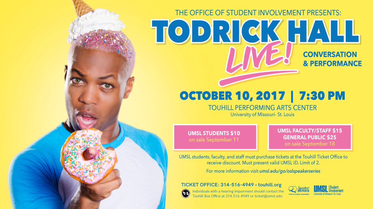 Well folks, we can finally announce our fall speaker for Office of Student Involvement's Speaker Series. Drum roll....