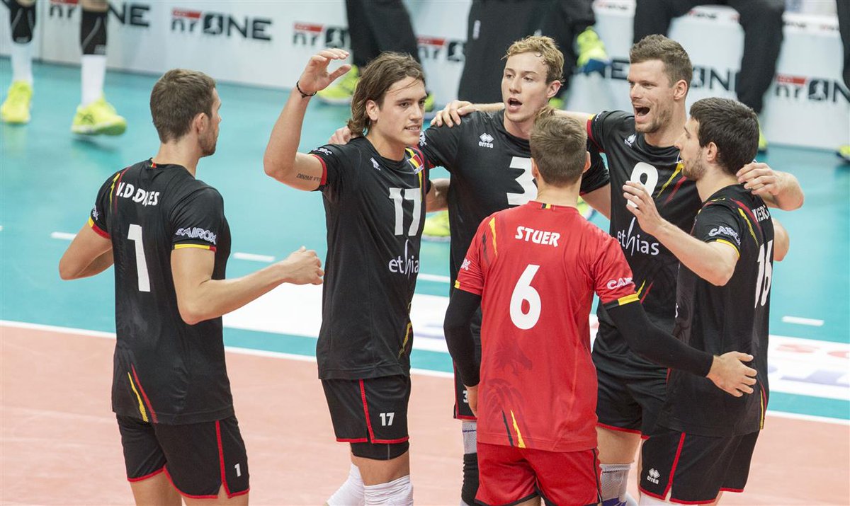 WofVOLLEY's tweet photo. .@Volley_Belgium RUN OVER @Federvolley, going to their first ever semi-finals of the European Champs! https://t.co/j5NTAEXdAG #EuroVolleyM https://t.co/0Ex0p71bRy