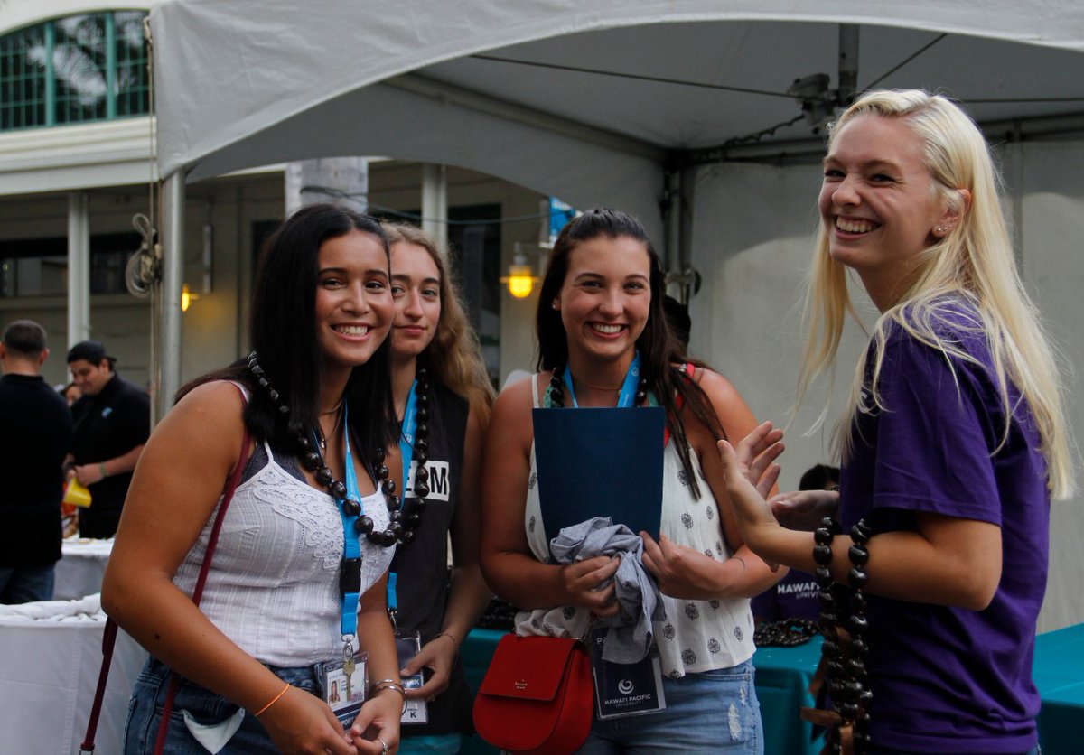 HPU's tweet photo. #TBT to Passport Week Kick Off and the beginning of your journey here at #HPU! #HawaiiPacificUniversity #WelcomeToHPU https://t.co/tF6TH8M7LF