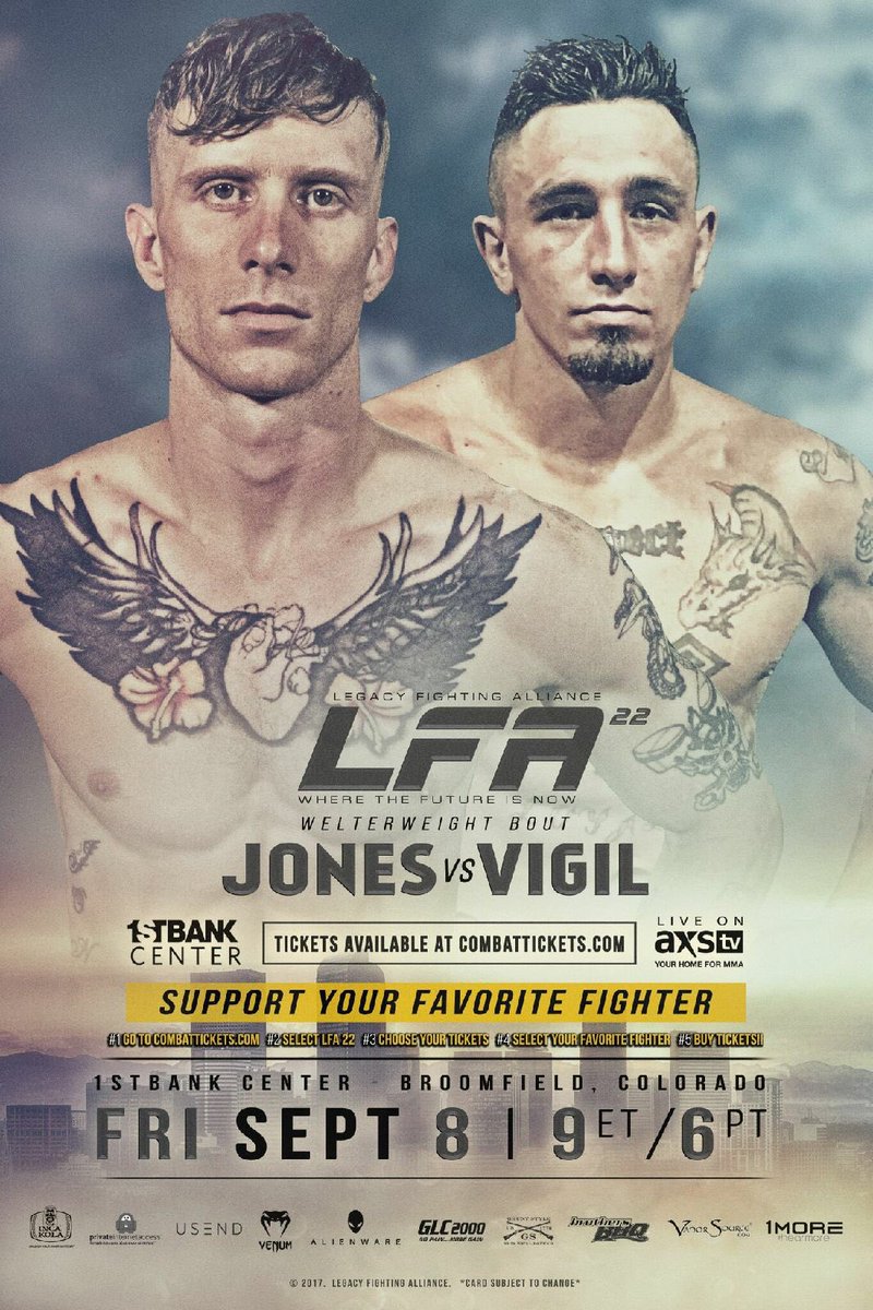 FXQueenBee's tweet photo. @mikeyj170 &amp; @brandonroyval official @LFAfighting fight poster for next Friday, live @AXSTVFights! @FactoryXmt @JimWalter216 @LandowPerform https://t.co/2JVBgtP4wv