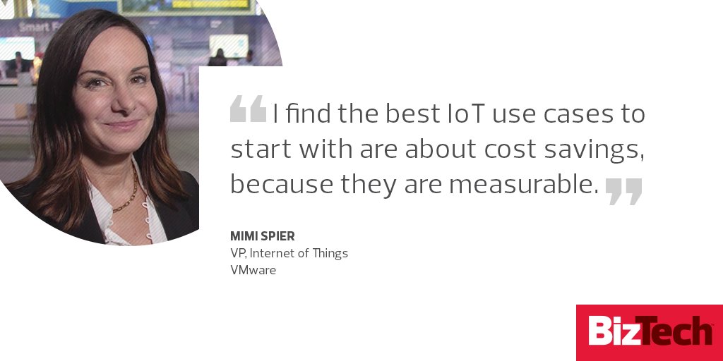 Watch: <a href="/VMware/">VMware</a> #IoT VP Mimi Spier shares a vision for real-world adoption. #VMworld2017 tech.mg/am5IqH