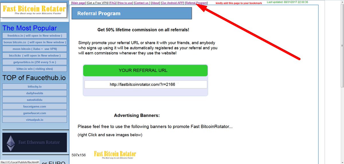 BitcoinRotator's tweet photo. hey..! good news :D 
You can get 50% lifetime commission on all referrals! [Soon]
invite your friends now to https://t.co/rJlPVVxQYf https://t.co/GXjj3PgWwa