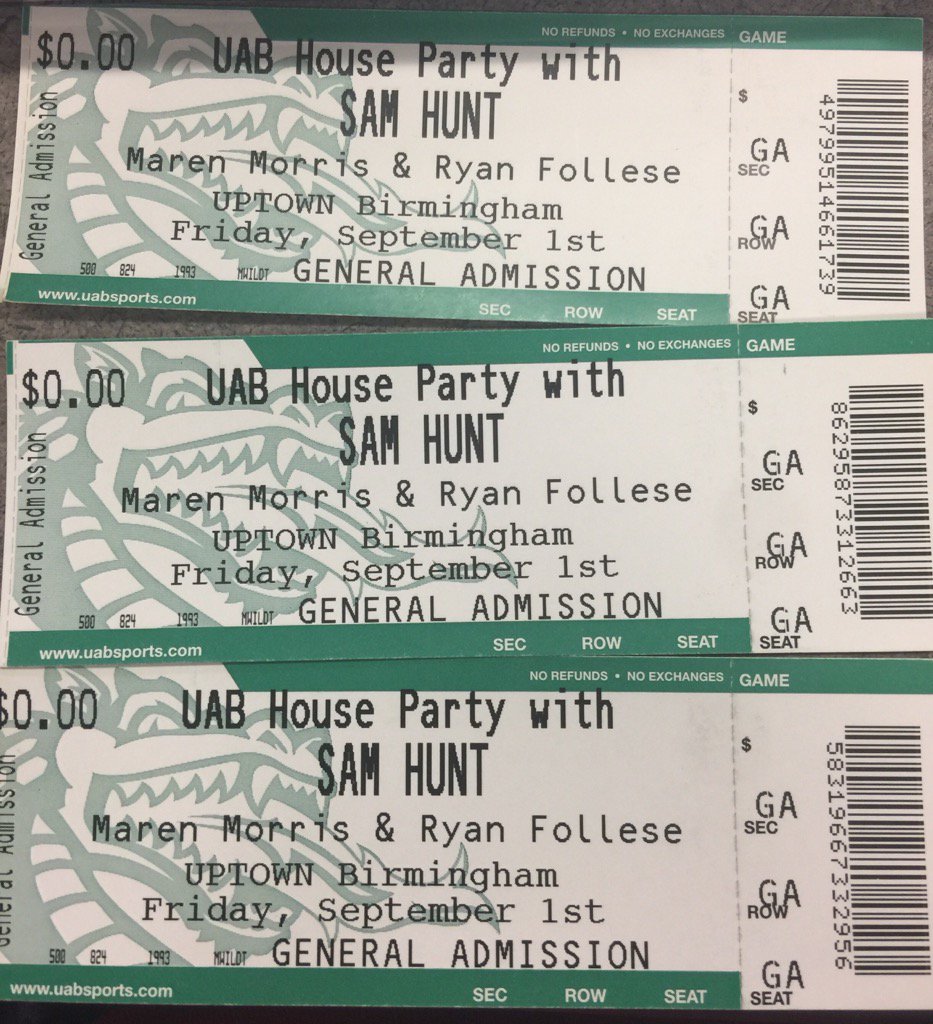 kaleidoscopeuab's tweet photo. Our 50th b'day is coming up. We've got 3 Sam Hunt tickets for the 1st to respond with the date of the first edition. https://t.co/8O8mt6tZoe