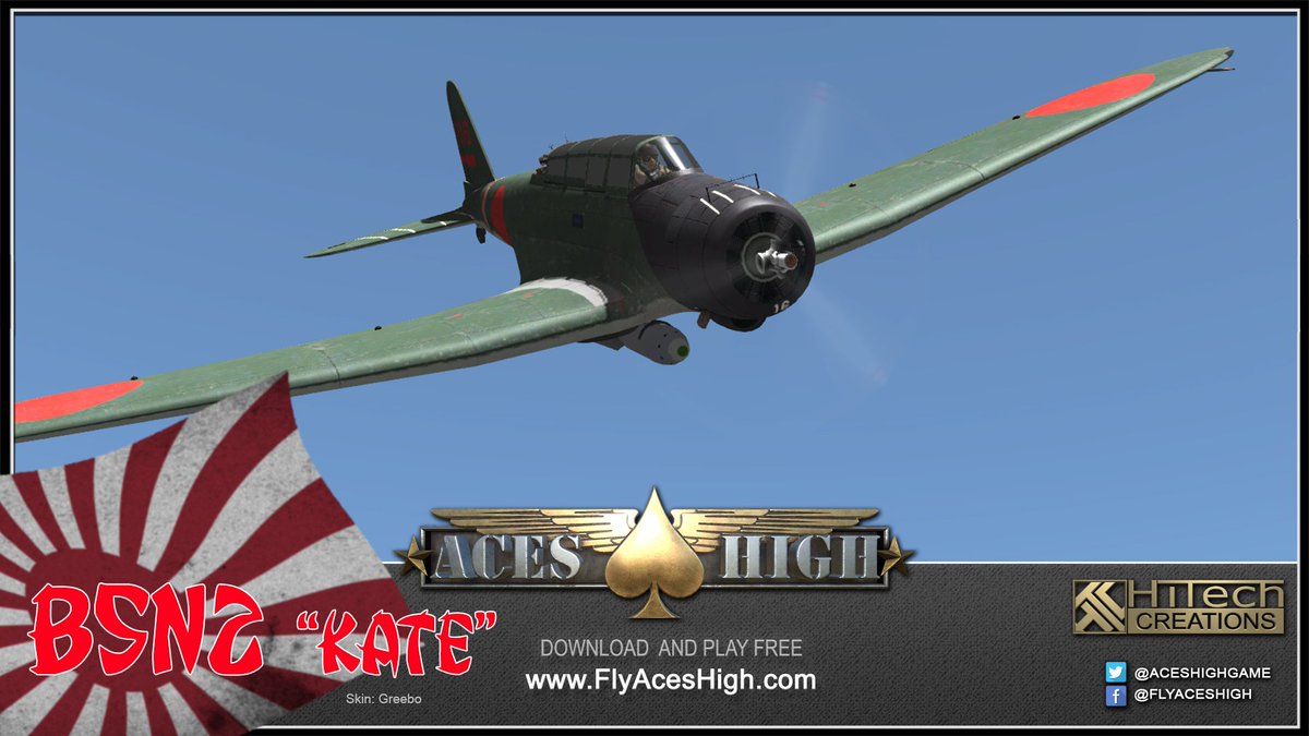 AcesHighGame's tweet photo. #B5n2 "Kate" preview! #flyaceshigh @AcesHighGame is now available on @steam_games! Free to Play!! #FreeGames #ww2 #flightsim https://t.co/TGAeOn8TgO