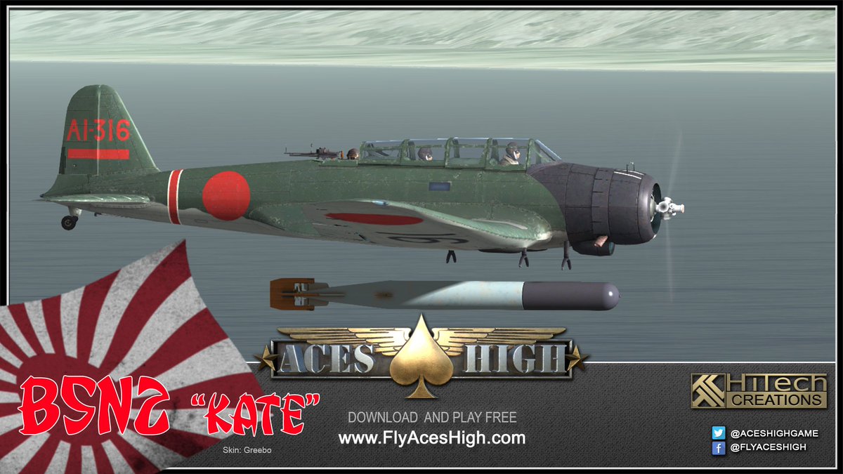 AcesHighGame's tweet photo. #B5n2 "Kate" preview! #flyaceshigh @AcesHighGame is now available on @steam_games! Free to Play!! #FreeGames #ww2 #flightsim https://t.co/TGAeOn8TgO