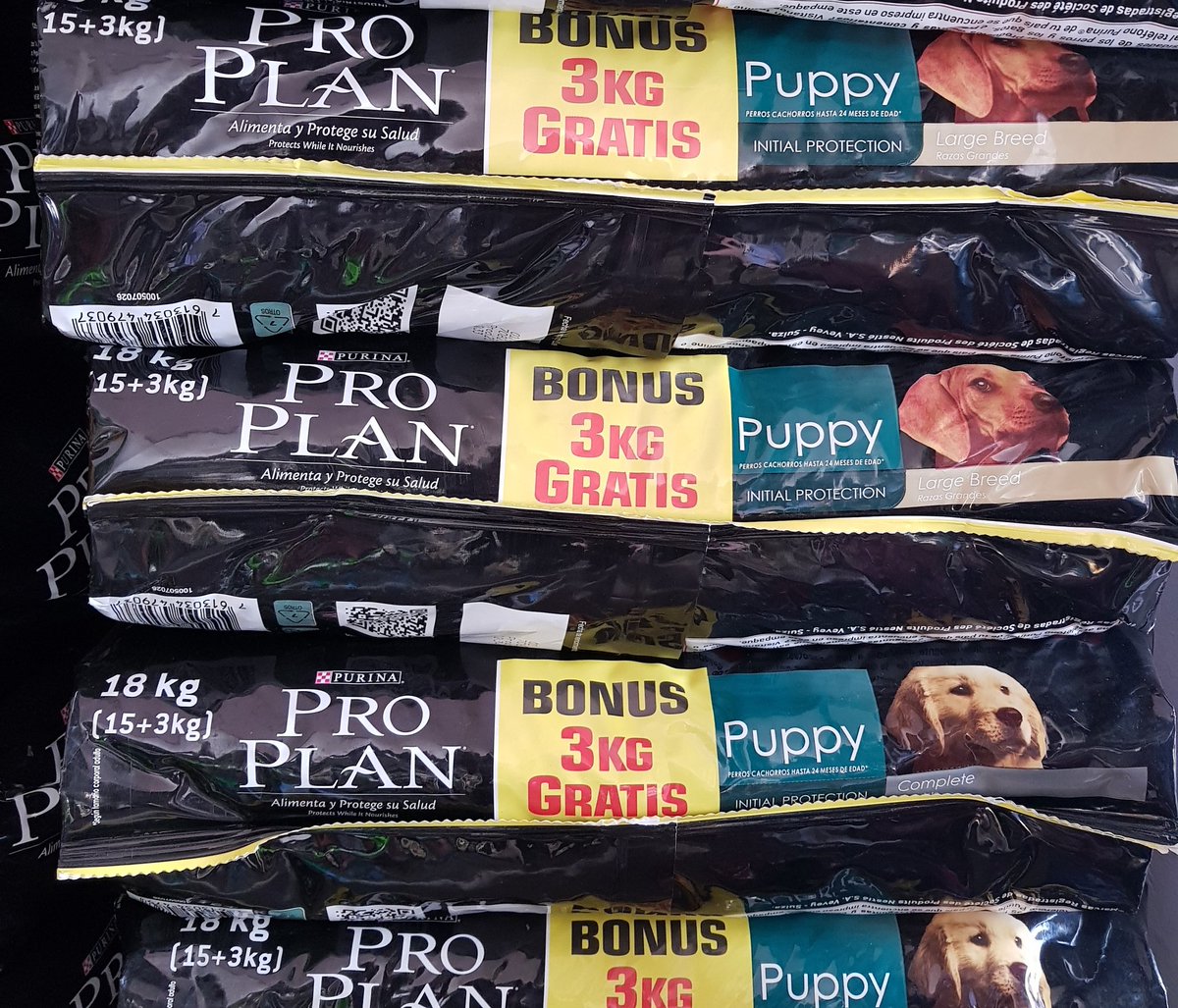 Nos quedan los últimos 4 sacos de puppy con 3kg extra de regalo!! 

Aprovecha, no pasan de mañana, cotiza al whatsapp +56994440077