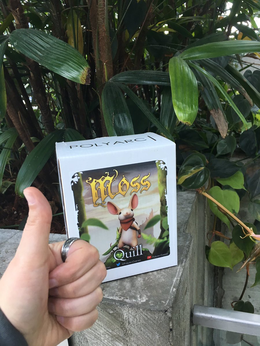 R00TInterface's tweet photo. @PolyarcGames Found it! Thank you! #moss #hangingwithquill https://t.co/FCg5mUEudX