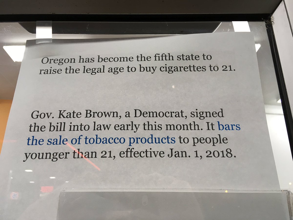 CapitolCurrents's tweet photo. This convenience store got the date right...and added a little factoid about how the bill became law. #orleg #orpol https://t.co/27kQdOPlnh