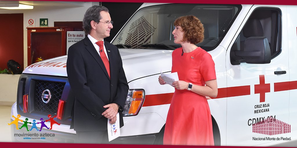 NMontePiedad's tweet photo. Marisol Fernández, Directora de Inversión Social nos habló sobre el apoyo brindado con @movazteca a la @CruzRoja_MX #SalvemosVidas #MOVA99 https://t.co/qzgjlHmdiX
