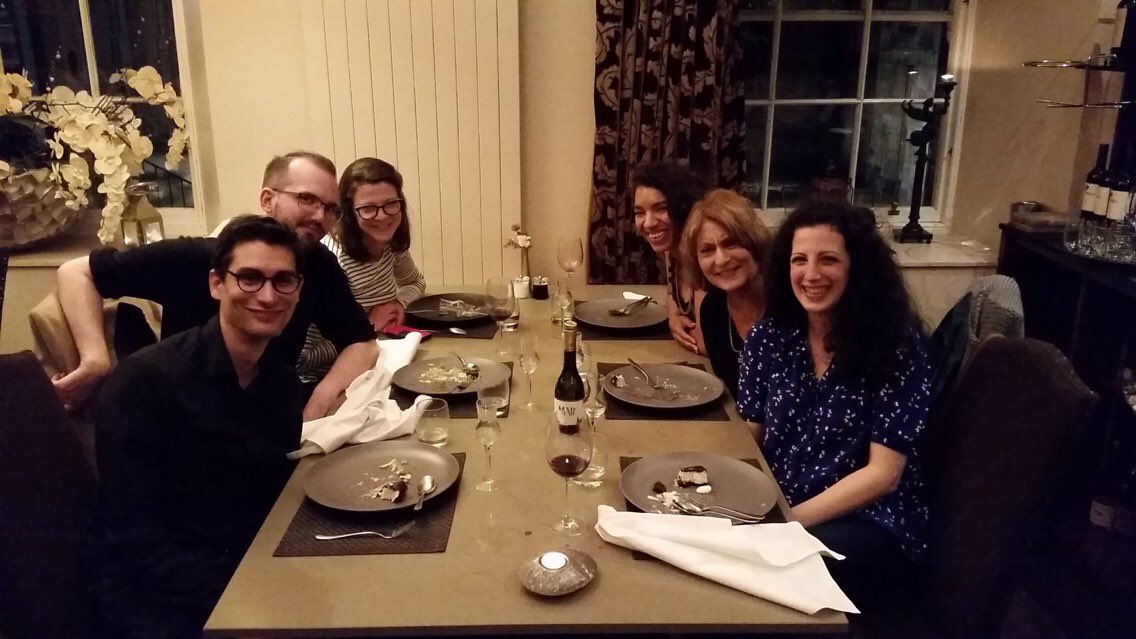 pekoeteasteph's tweet photo. Giving the fabulous Emy a send off to Italy - she will be missed terribly though! Thank you @angels_food for having us! @PekoeTea https://t.co/vxKN8IJjBY