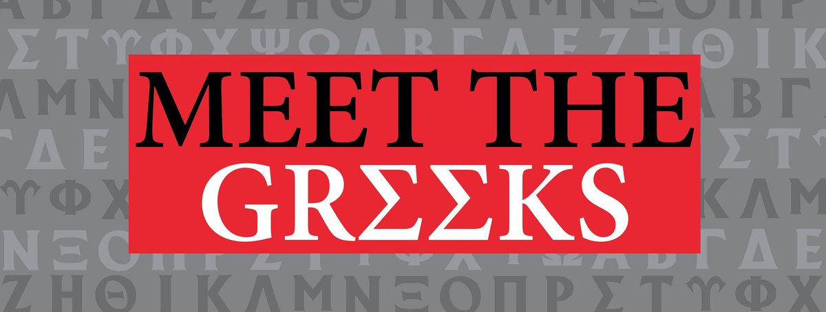 Come to Meet the Greeks tomorrow (behind Commons) from 4:00 - 7:00 pm to meet members from each of our 29 Fraternities and 5 Sororities!