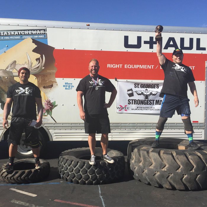 #tbt to the St George strongman sponsored by Wurx Nutrition #strongman #teamwurx