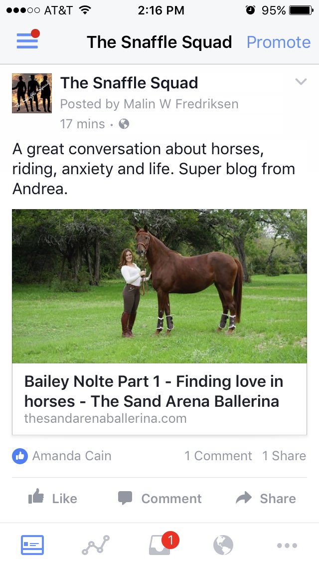 TheSnaffleSquad's tweet photo. Our blog today is a great convo about horses, dressage, anxiety and just life. #dressagebloggers #snafflesquad https://t.co/9PhJVD2Xy3
