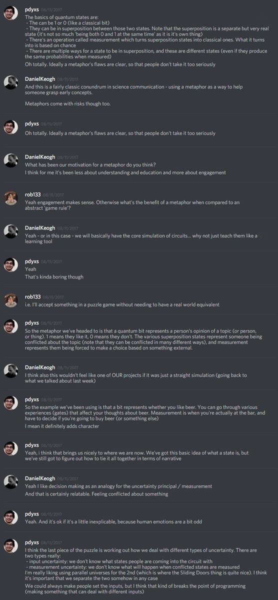SeeThruStudios's tweet photo. @pdyxs 6/ The key to hitting these goals is having the right hook for people new to the topic. Enter the inevitable quantum physics metaphor... https://t.co/L2RMQbCQG6