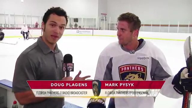 Panthers Vision's @DougPlagens caught up with @mpysyk03 this week at @PanthersIceDen! #IsItOctoberYet https://t.co/iWHnEj4U4p