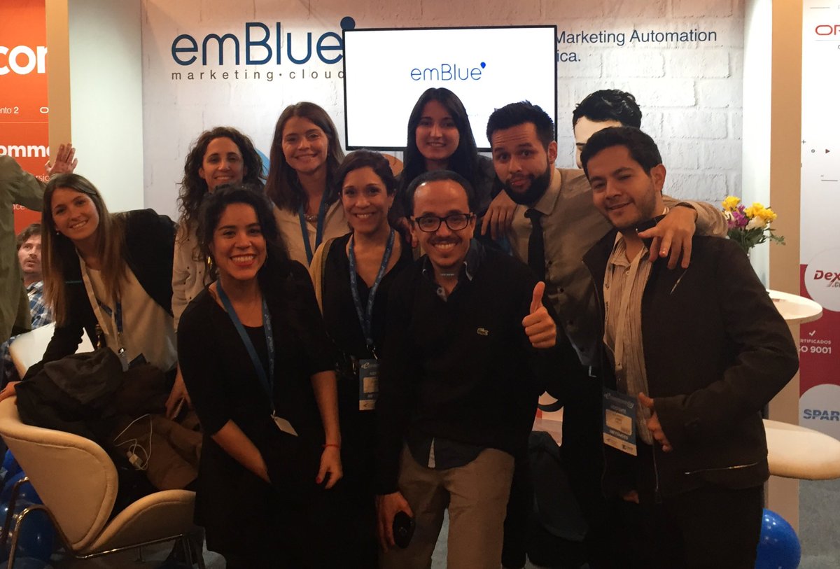 Hay equipo en @embluemail gracias a todos por el trabajo en el <a href="/eCommerceDay/">eCommerce Day Tour</a> y a los que se quedaron en la oficina cubriendonos 💪💪💪