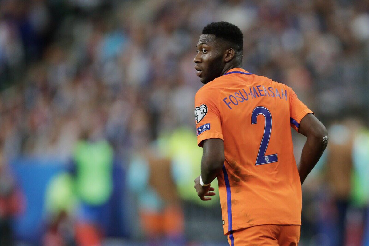 Fosu Mensah Netherlands - Bucharest Romania 14th Nov 2017 November 14