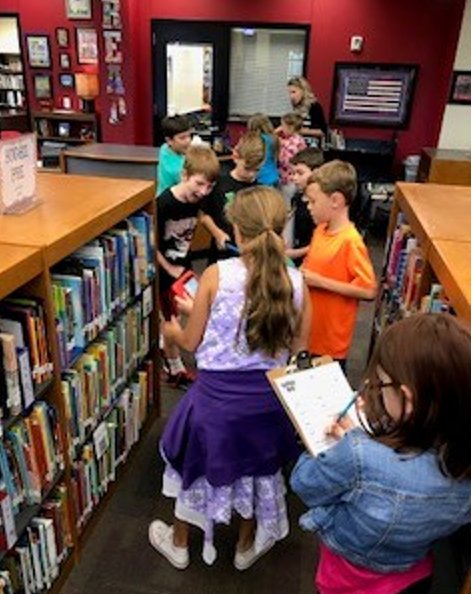 We've had a great start to the school year in the library with our third and fifth grade qr code scavenger hunts!  #nisdgranger