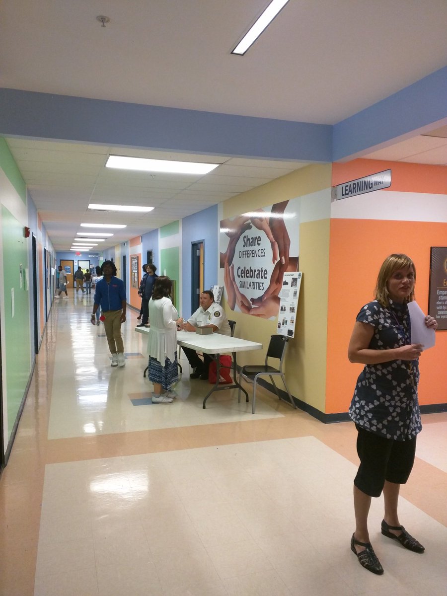 hakan_bagcioglu's tweet photo. Open house is today at HSA. Parents are meeting  teachers. Harrison Township Fire chief, Dayton Metro Library and US Army reps are here. https://t.co/pqUsmzjLCT