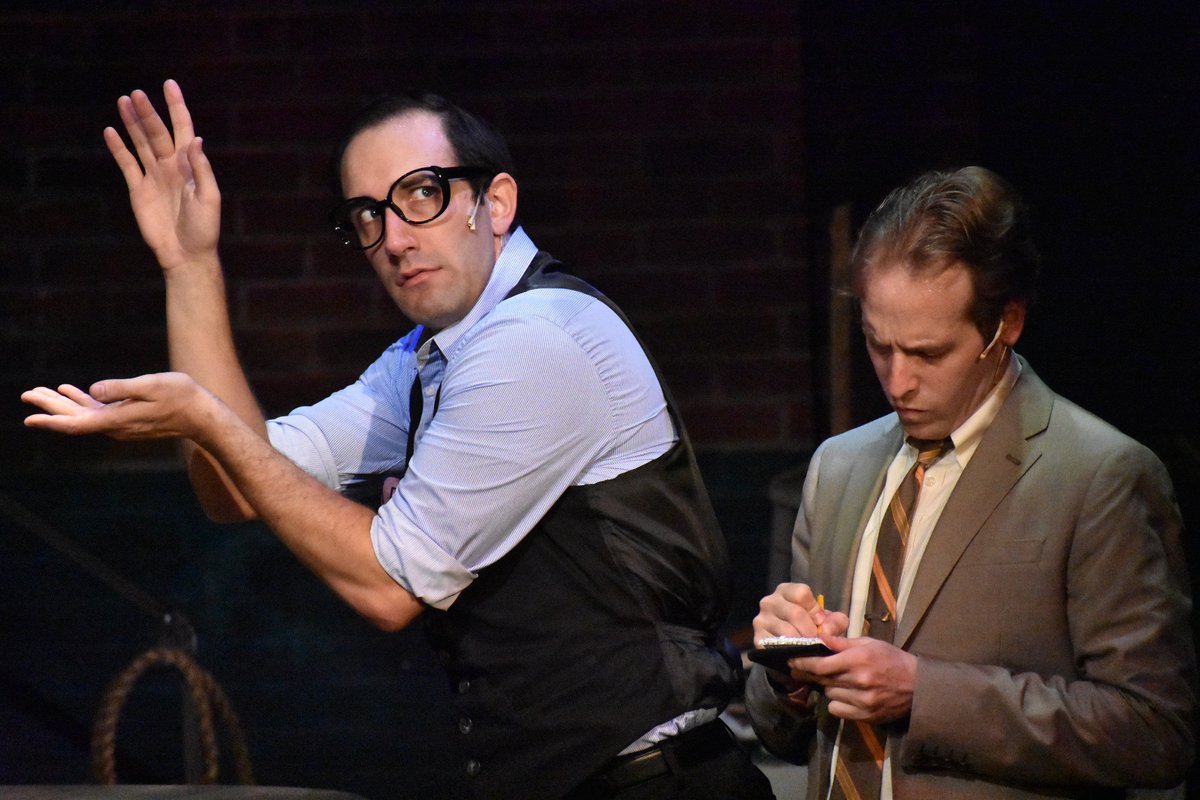 Reviewer saying <a href="/CapePlayhouse/">CapePlayhouse</a>'s <a href="/MurderFor2/">Murder For Two</a> is 'wildly entertaining' is so dead on. These guys are phenomenal! bit.ly/2wmkb2vi