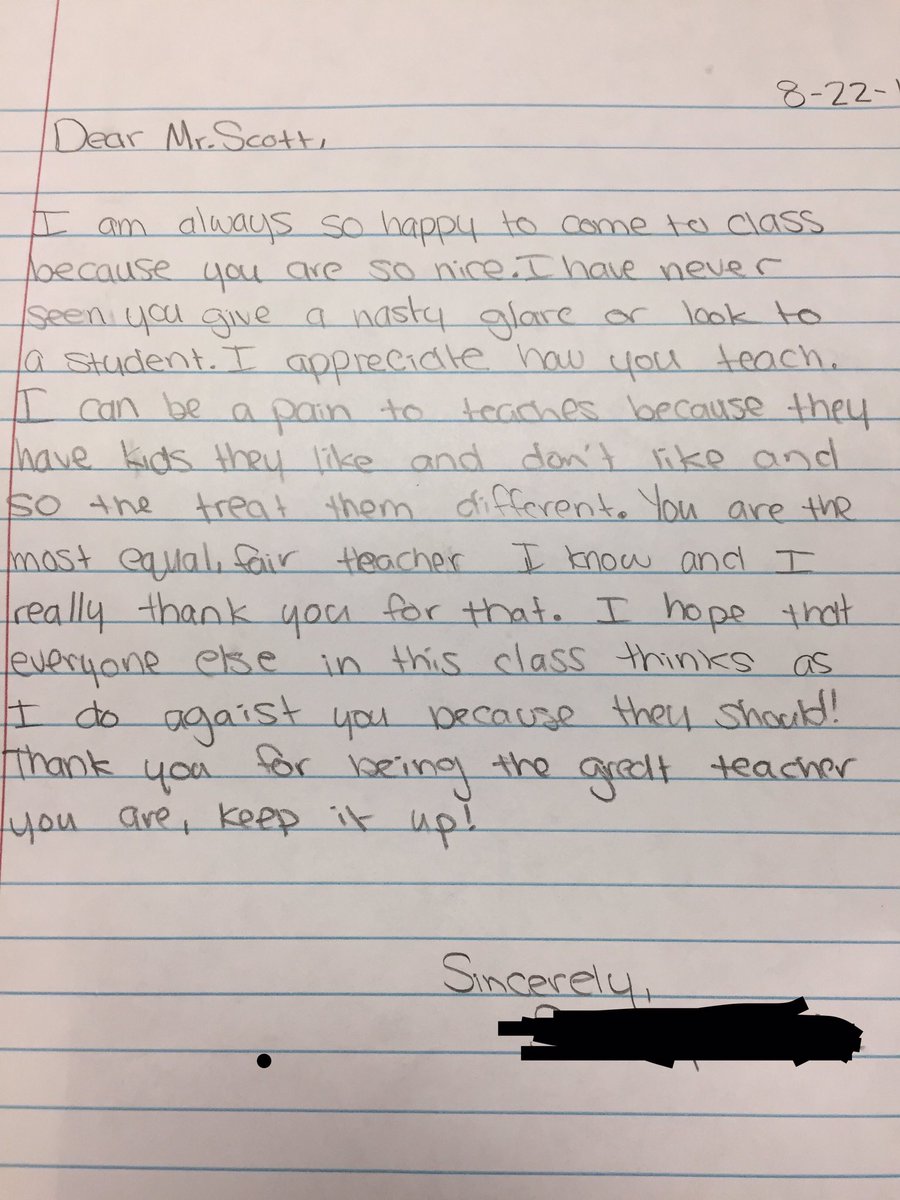 Jacob_Scott314's tweet photo. My fav part of teaching is being able to connect/build relationships w/ young people. This was a good pick-me-up to end my week. #whywillard https://t.co/wIlIcoLCPJ