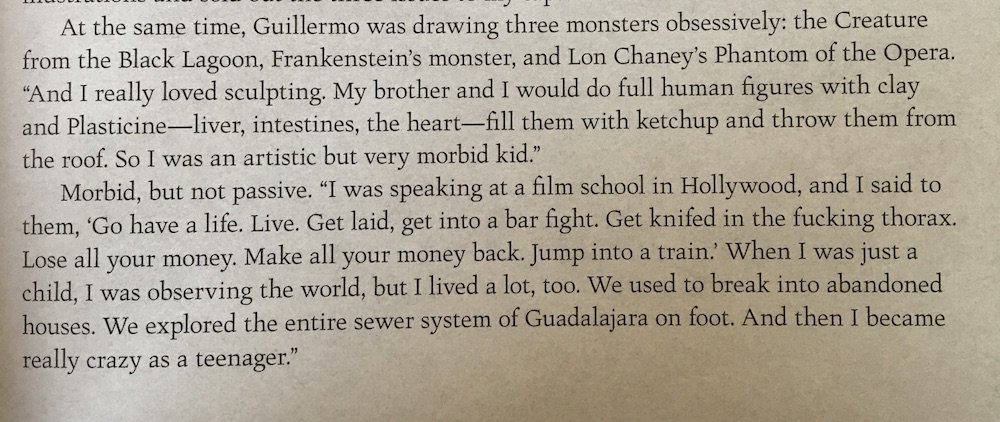 BBW_BFF's tweet image. advice from Guillermo del Toro: &quot;Get knifed in the fucking thorax.&quot;