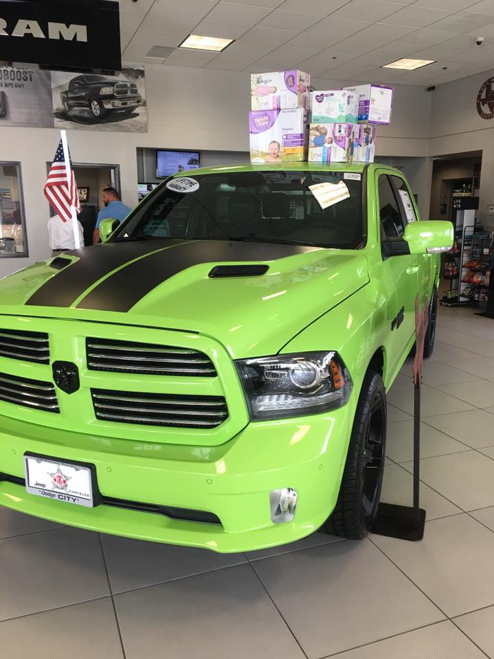 CDKGlobal's tweet photo. @McKinneyDodge is collecting donations and sending this @Dodge Ram truck to Houston. #DealerStrong https://t.co/tYJUZTxTBq