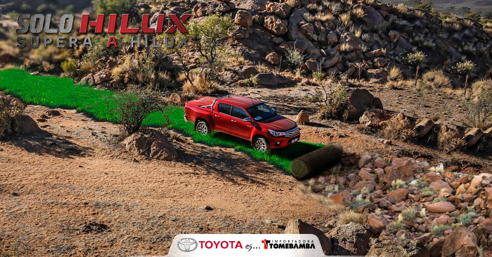 ToyotaTomebamba's tweet photo. Si el camino se vuelve agreste, no te preocupes. ¡Estas conduciendo una Hilux! #Toyotaenacción #ToyotaesToyota #ToyotaesImportadoraTomebamba https://t.co/unkqDhOZTH