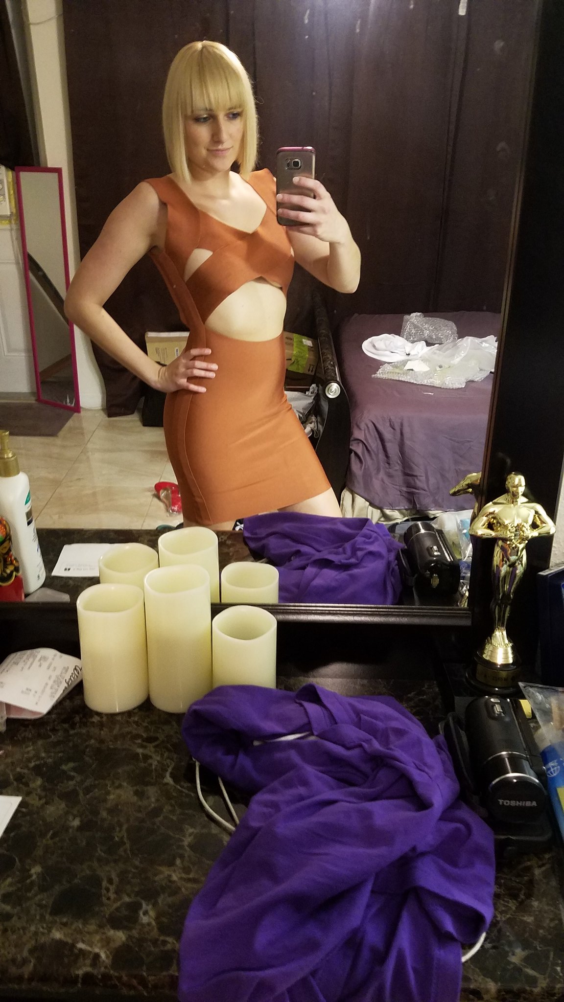 1 pic. Omg I love this bandage dress!!!! Aaaah!!! Thank you so much it's so hot https://t.co/xsuqdrg