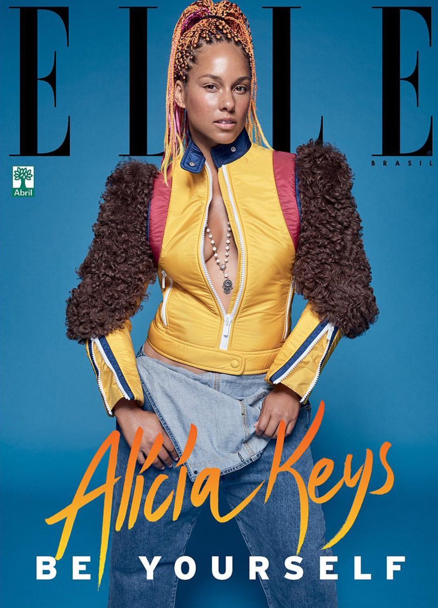 LAfricaniste's tweet photo. La Belle @aliciakeys pour @ellebrasil.
#Extra https://t.co/B017BnrvWd
