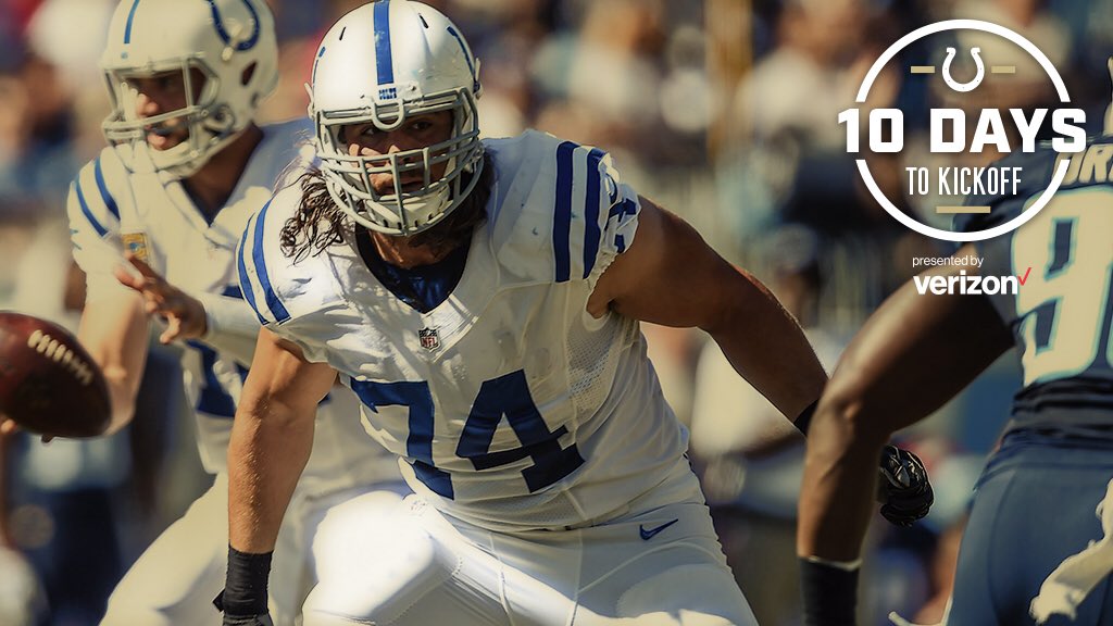 Colts's tweet photo. We're 10 days away from week 1. #INDvsLAR
#ColtsCountdown https://t.co/UYOUv3WcOB