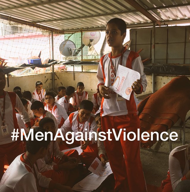 Ayushi1611's tweet photo. "We did a project on women's safety, we learnt that we should stand up against those who tease/ harass them" says 13 year old Manish https://t.co/d1AJO7Hp2U