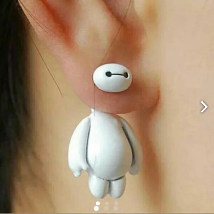 なんか苦しそう…ｗベイマックスのピアスが怖いｗｗｗ