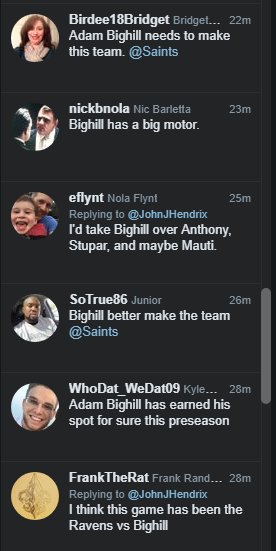 BCLionsDen's tweet photo. Say congrats to @Bighill44 #CFLNation he's not coming back. @Saints fans have seen the #Savage https://t.co/3W1bCQUmXp