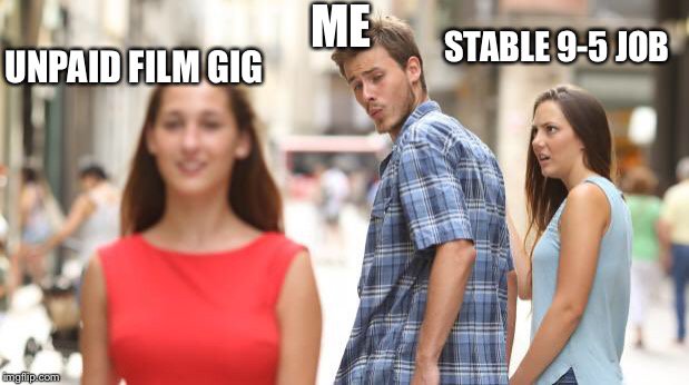 robbieruviews's tweet photo. Why do I hate money? ๐ #filmmakermeme #filmmakingmeme #onset #setlife #filmmaker #filmmaking #unpaid #stablejob #filmgig #director #youtube https://t.co/TGc7Uj1uY2