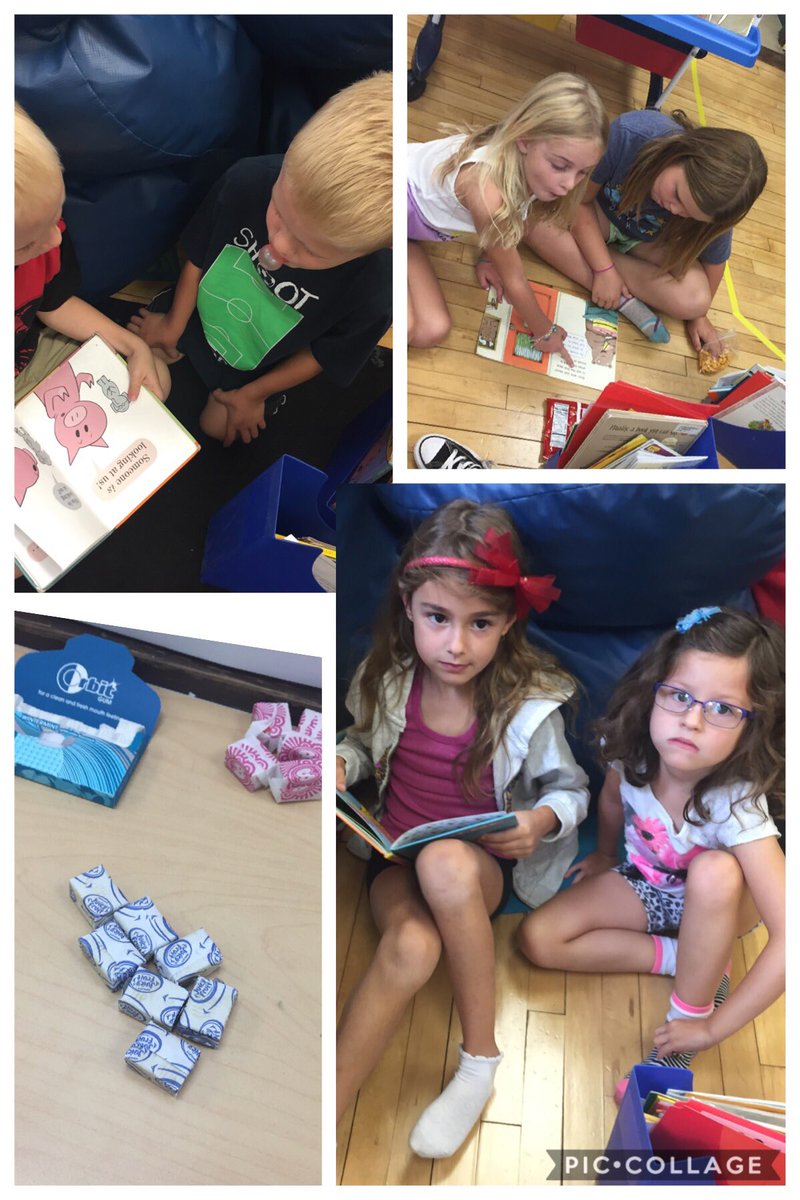 strauterman's tweet photo. First grade earned a reward today! Barefoot Bubblegum Buddy Book Box time 😍📚#EduSnaps https://t.co/B3nPIk2fxa