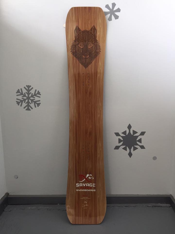 SavagePandaSnow's tweet photo. Freshly pressed: The Wolf Board! #SavagePandaSnowboards https://t.co/haeoNIJX8I