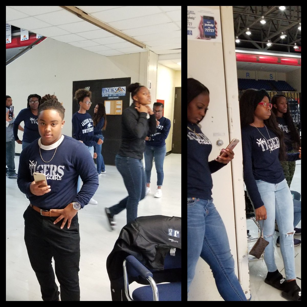 CoachRoss27's tweet photo. Tot, "Why U all in mah grrriiiiiilll?!?!" #waitinourturn @JStateTigers https://t.co/ylpiezW3R1