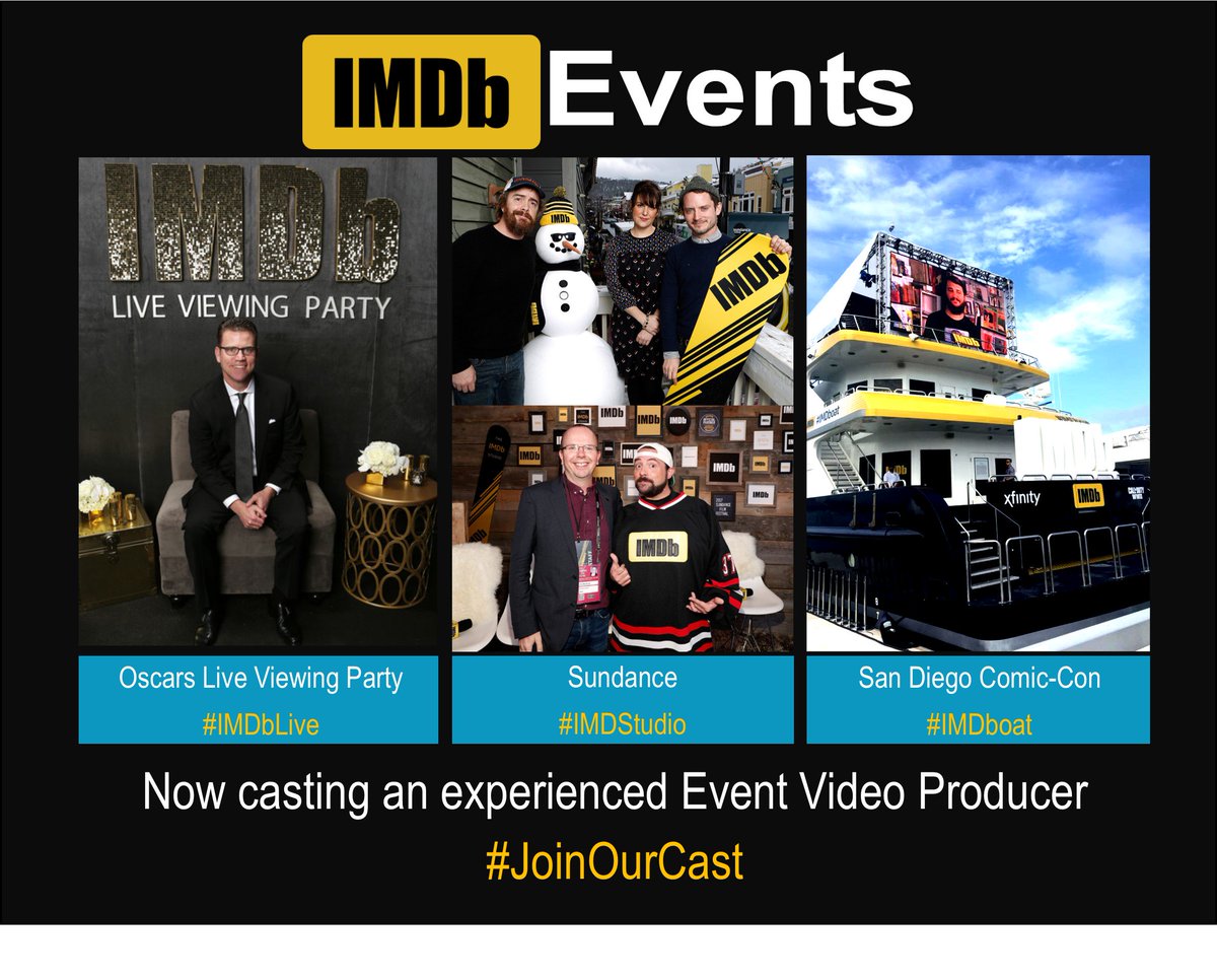 HauteBytes's tweet photo. #JoinOurCast #IMDbCast #SantaMonica https://t.co/braRrSJRiY https://t.co/dpleXY4rg7