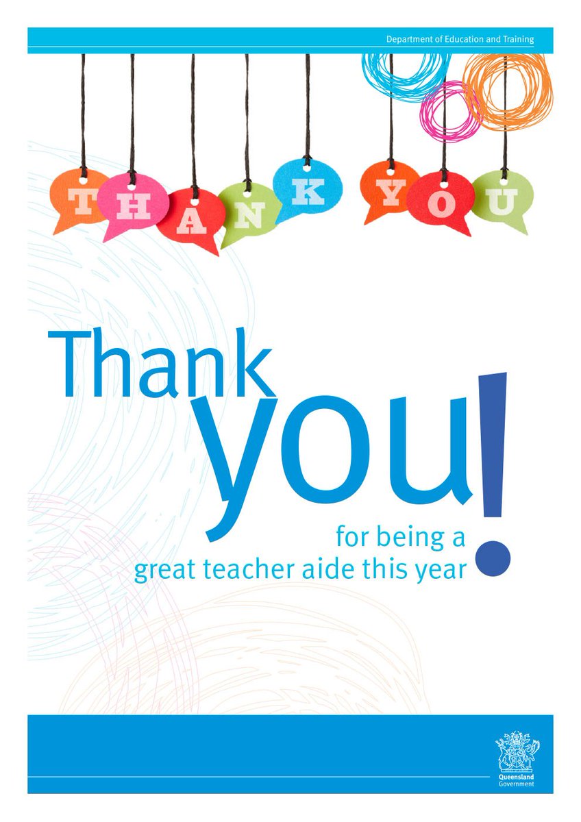 Queensland Department Of Education Today Is Teacher Aide Day Don T Forget To Take The Time To Give A Special Thanks To Those Who Support Our Students And Teachers T Co Cylkghn5x0 Queensland Department Of Education Today Is Teacher Aide Day Don T Forget To Take The Time To Give A Special Thanks To Those Who Support Our Students And Teachers T Co Cylkghn5x0