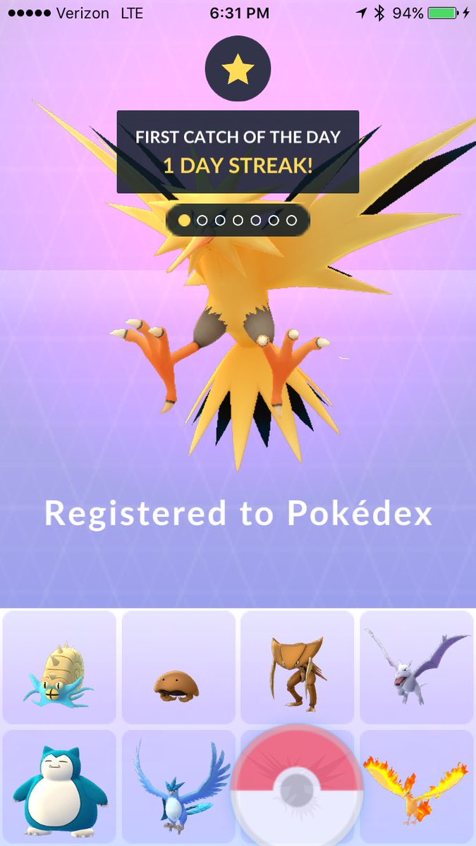 PokemonGo_UW's tweet photo. Took a much needed extended time off of PoGo but came back just in time to grab this guy #PokemonGo https://t.co/P8Cd7Nz6mK