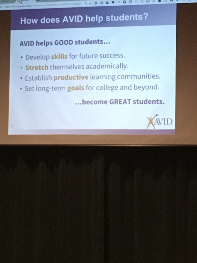 CLSRatliff's tweet photo. #AVID Welcome Night! Thanks @tgrabes17 &amp; team for hosting! This program makes a difference. @AVID4College #CLSEngaged https://t.co/gHW6gimnJN