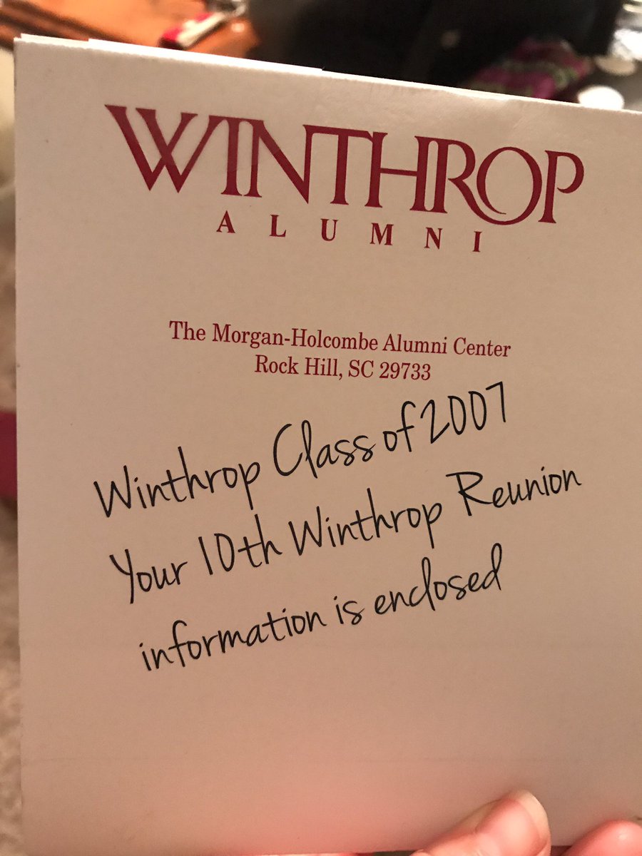 alisonrauch's tweet image. Gulp. #feelingold @JadeInColumbia @winthropalumni