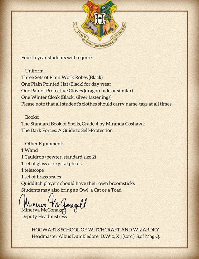 OhanaNews's tweet photo. ✦ To: @H0LYMABEL 
✦ From: Hogwarts School of Witchcraft and Wizardry https://t.co/R07jN0a7CR