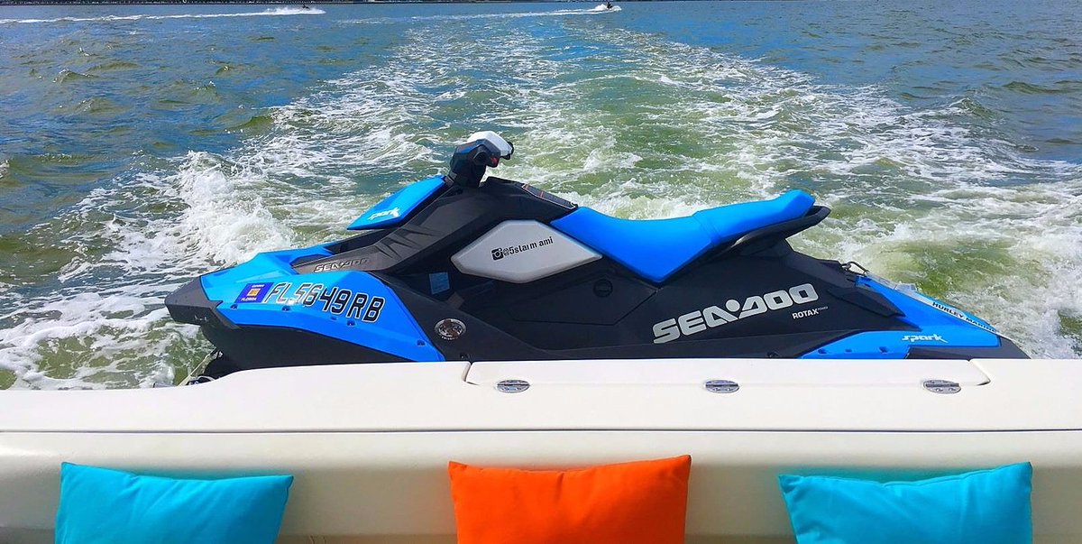 BRPSeaDoo's tweet photo. Bring fun along on your next nautical adventure! #SeaDoo #SPARKsomefun #yacht #thegoodlife #adventure
(Photo: @5_Star_Miami) https://t.co/obnD3lEKen