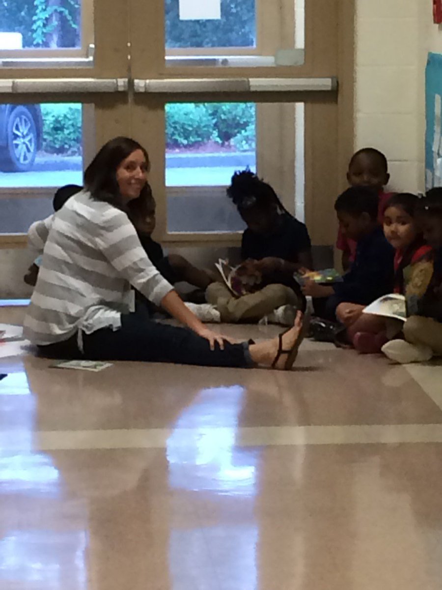 Reading groups and buddies. Who says you have be in IN the room to learn? <a href="/LockheedElem/">Lockheed Elementary</a>