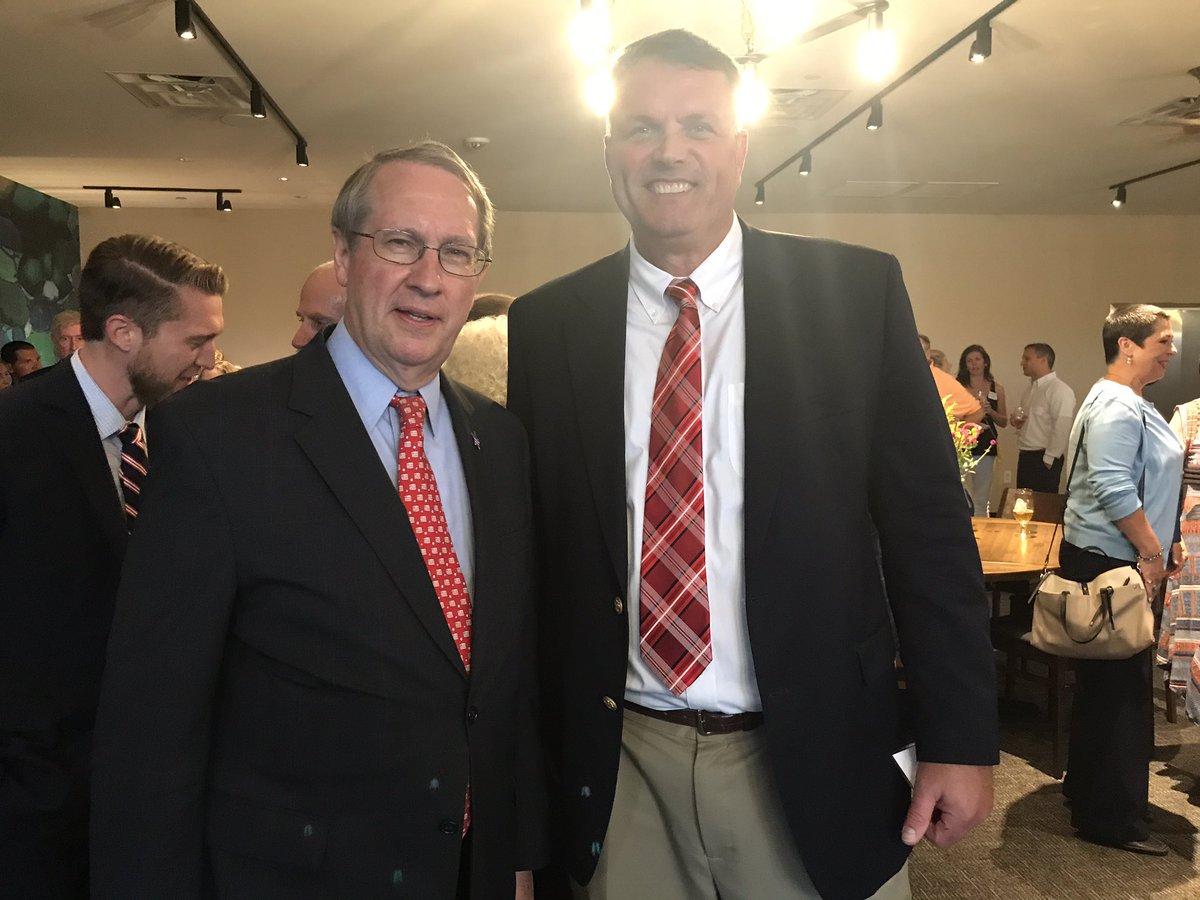 Outstanding event tonight for @TerryAustin4HOD at @BPbrewing in Botetourt county. Great to see @EdWGillespie visit while crisscrossing VA