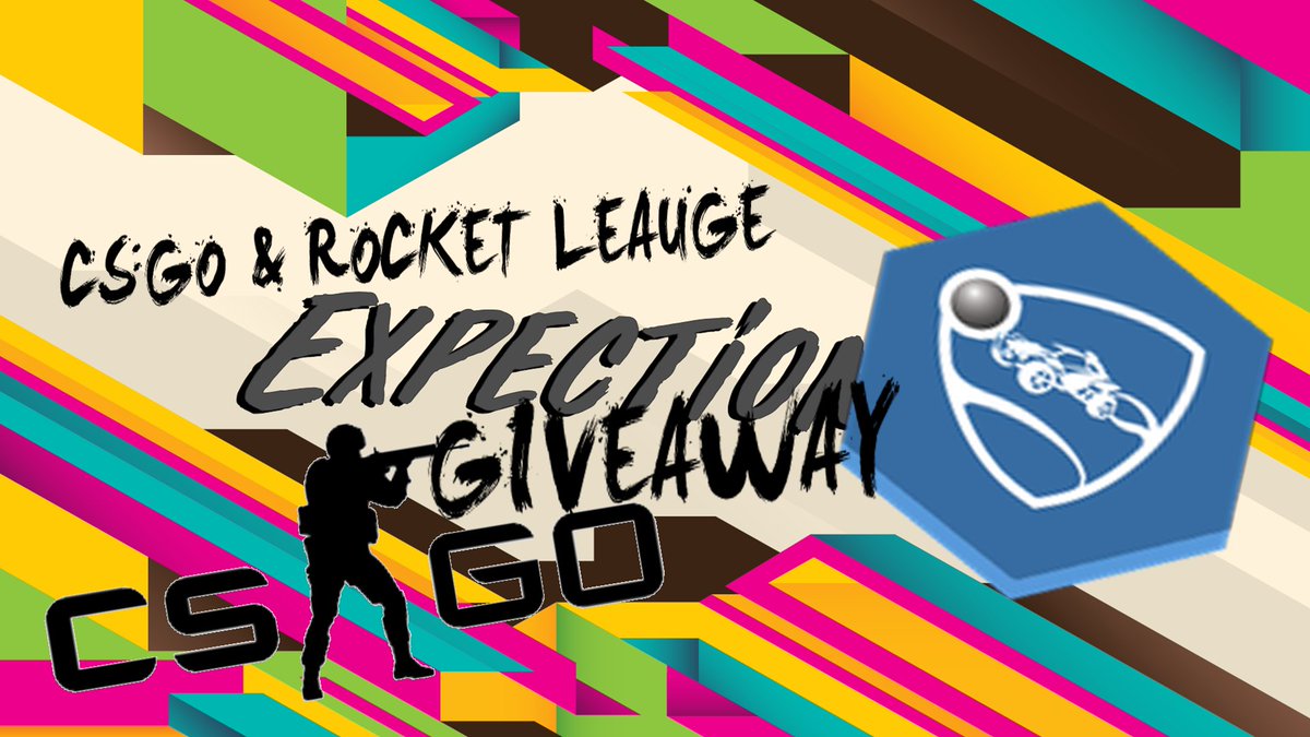 ZEQaeGG's tweet photo. ☠️ROCKET LEAUGE &amp; CS:GO GIVEAWAY☠️
(GAME COPIES,ONE EACH)
MUST RETWEET&amp;FOLLOW @ExpectionsGG &amp; @TheOxilery 
Ends: @TheOxilery at 50 followers https://t.co/IfTfLd5QFZ