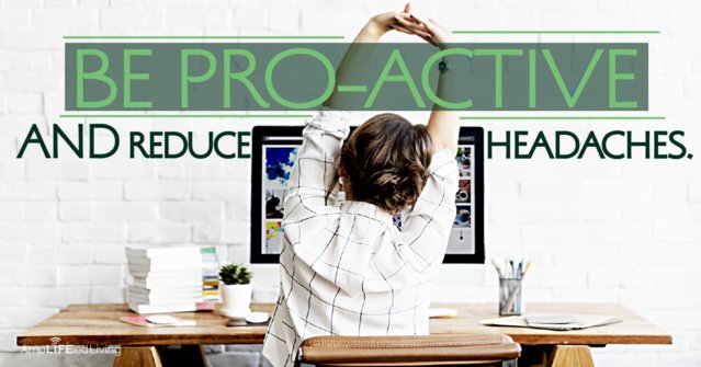 Headaches are often caused by sitting too long or slouching over your workstation. Set a reminder to look-up,... bit.ly/2wmseME