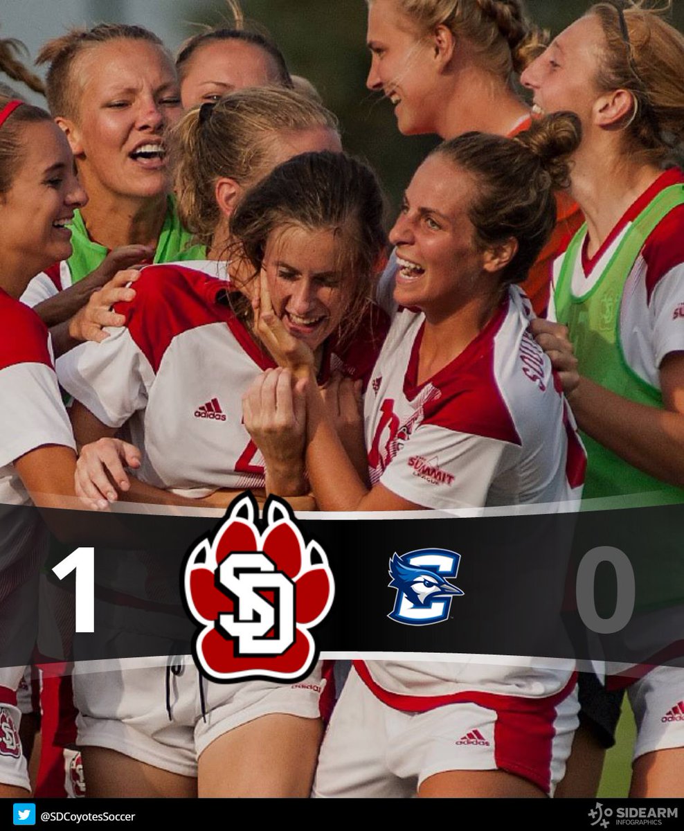 SDCoyotesSoccer's tweet photo. RECAP: The Coyotes win 1-0 in overtime over Creighton! Taryn LaBree scores the goal and the Coyotes celebrate! 

📰: https://t.co/6roVSUmNwl https://t.co/Tbw2HfN7rz